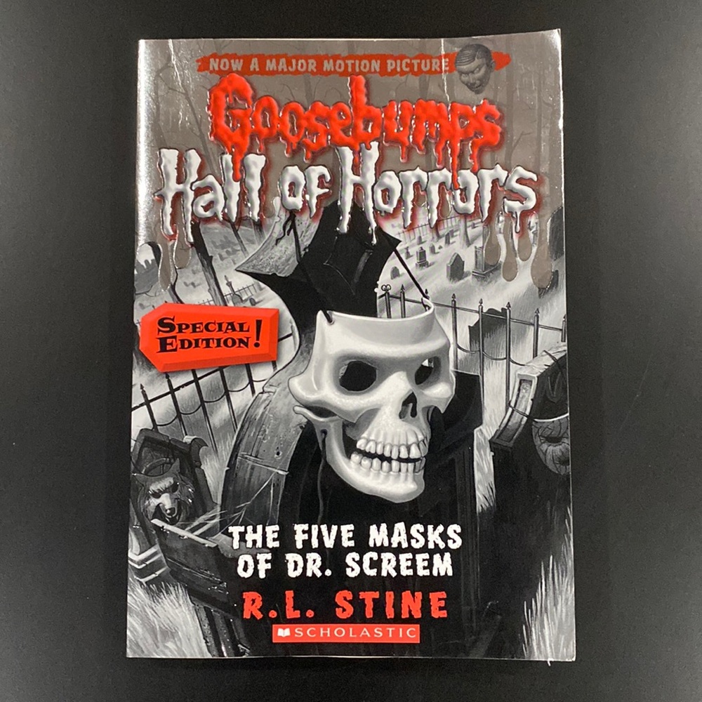 Goosebumps Hall of Horrors #3: The Five Masks of Dr. Screem by R. L. Stine